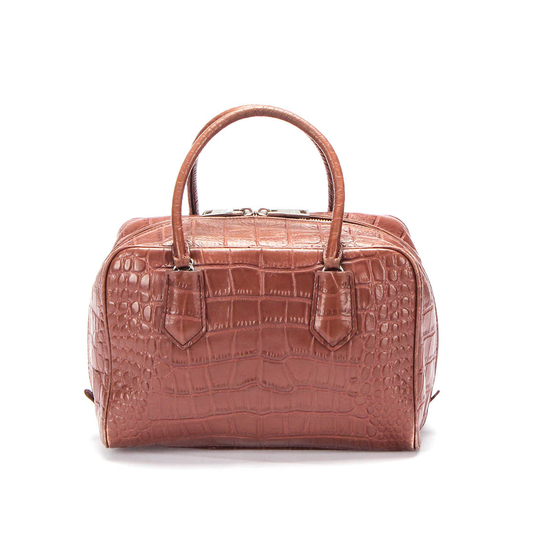 Crocodile Bauletto Handbag