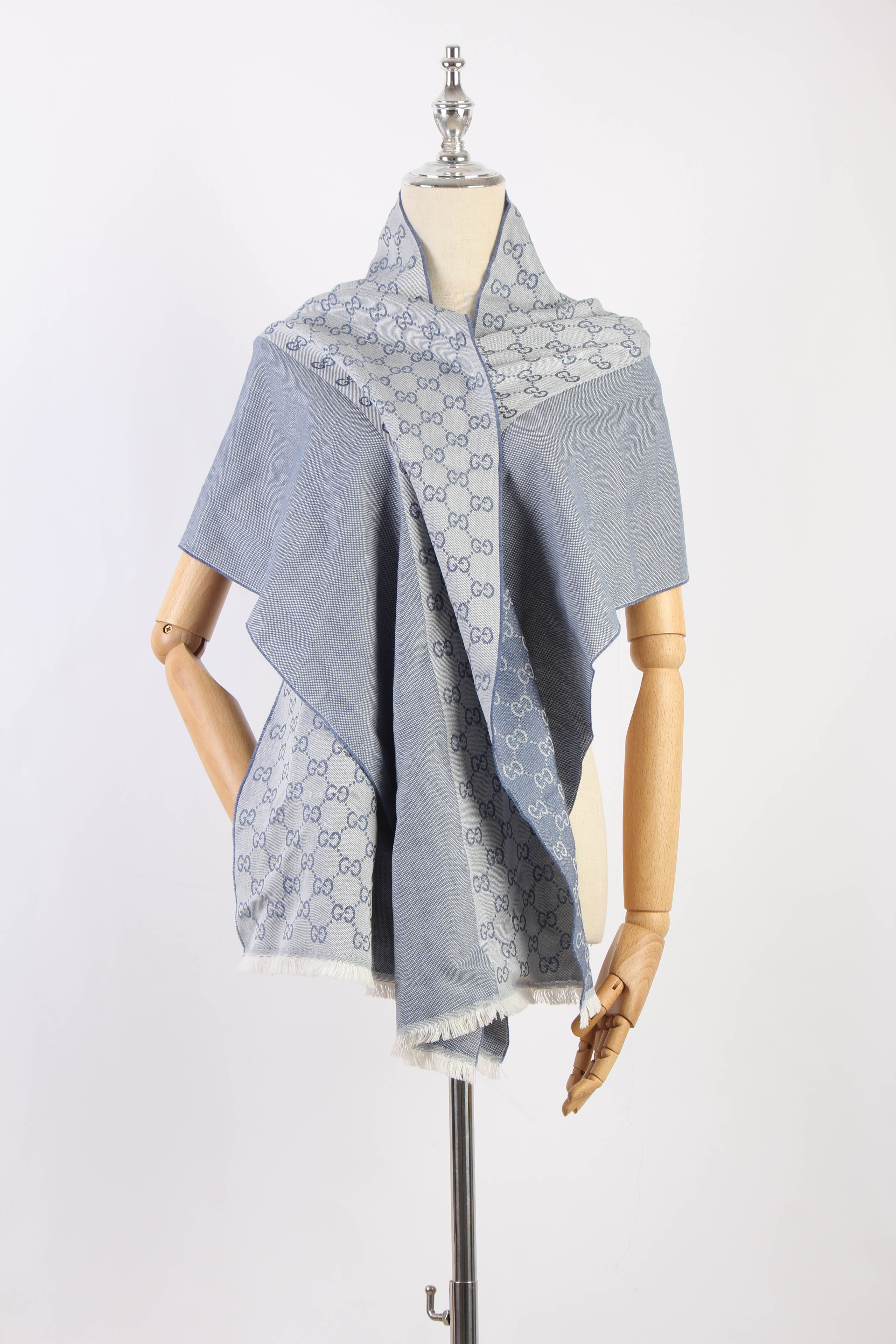 GG Wool And Silk Scarf