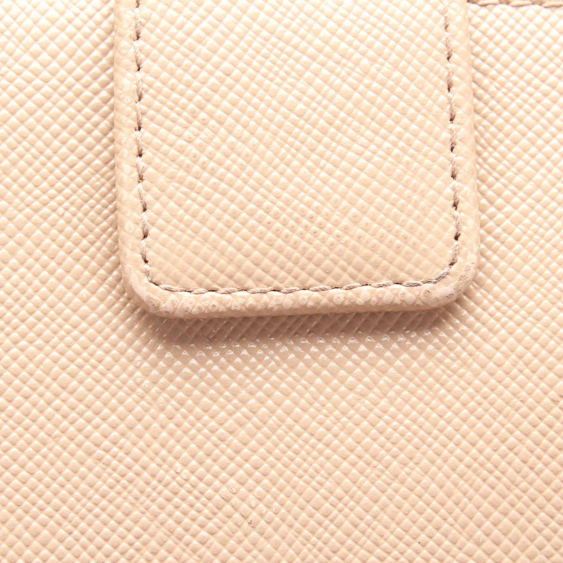 Saffiano Leather Zip Around Wallet