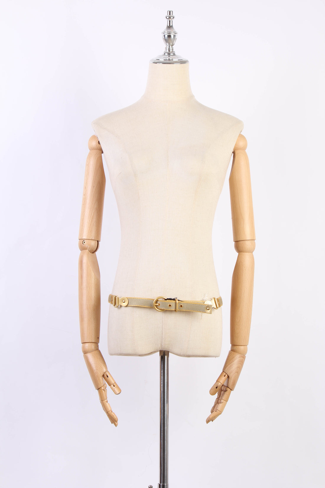 Metallic Leather Belt