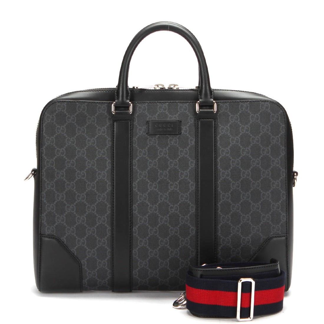 GG Supreme Web Briefcase 474135