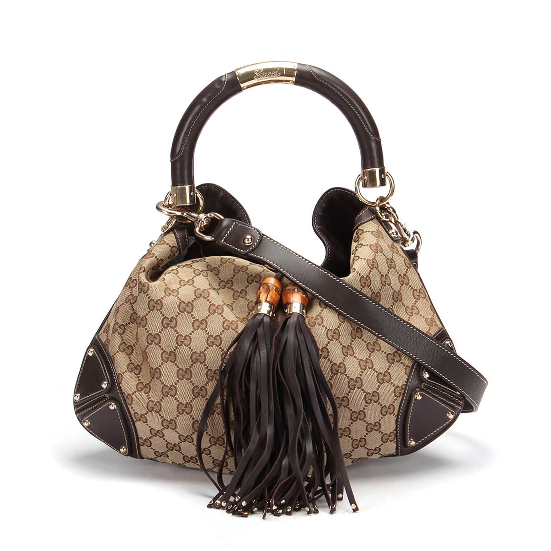 GG Canvas Indy Hobo Bag 135566