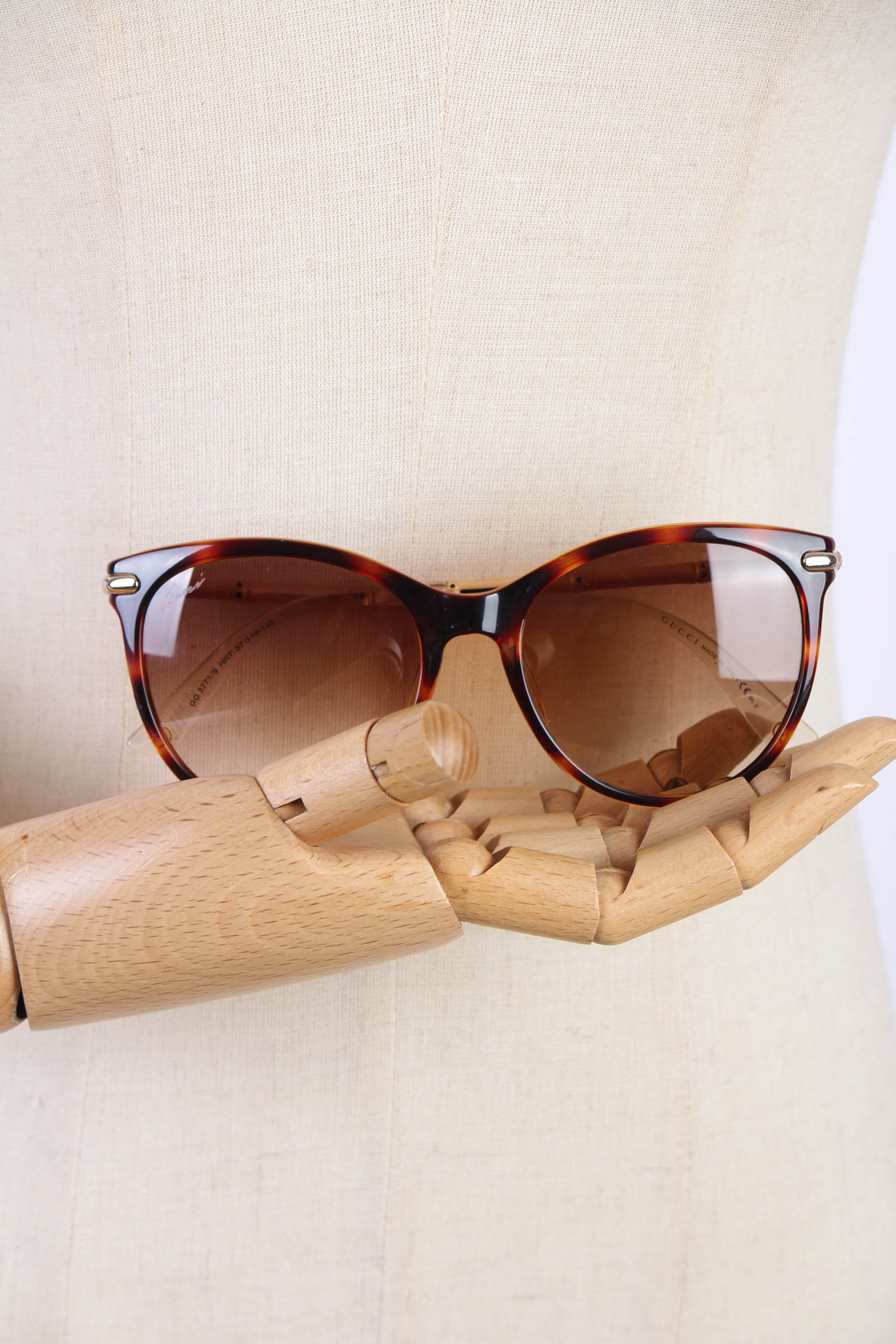 Bamboo Accent Cat Eye Sunglasses 3771/S