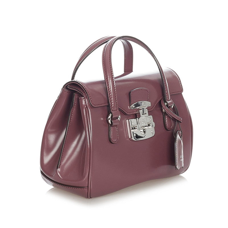 Lady Lock Leather Handbag 331828