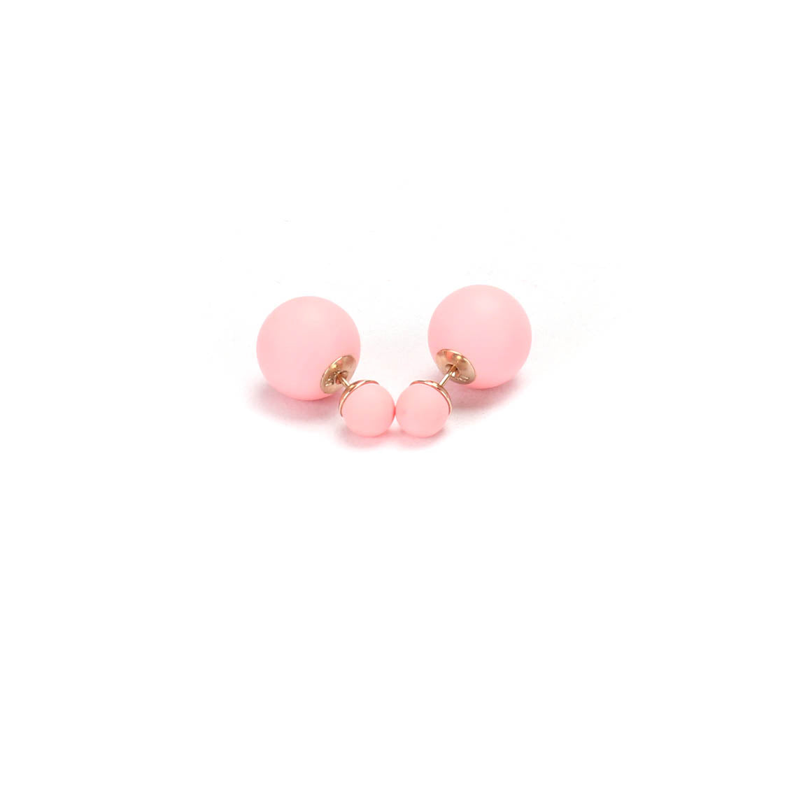 Rubber & Lacquer Tribales Stud Earrings