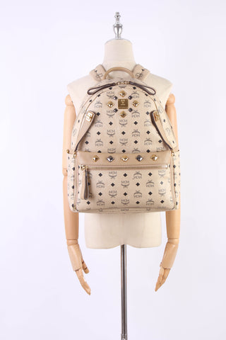 Visetos Studded Leather Double Stark Backpack 10011410