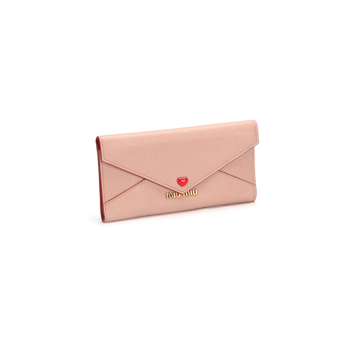 Love Envelope Leather Long Wallet