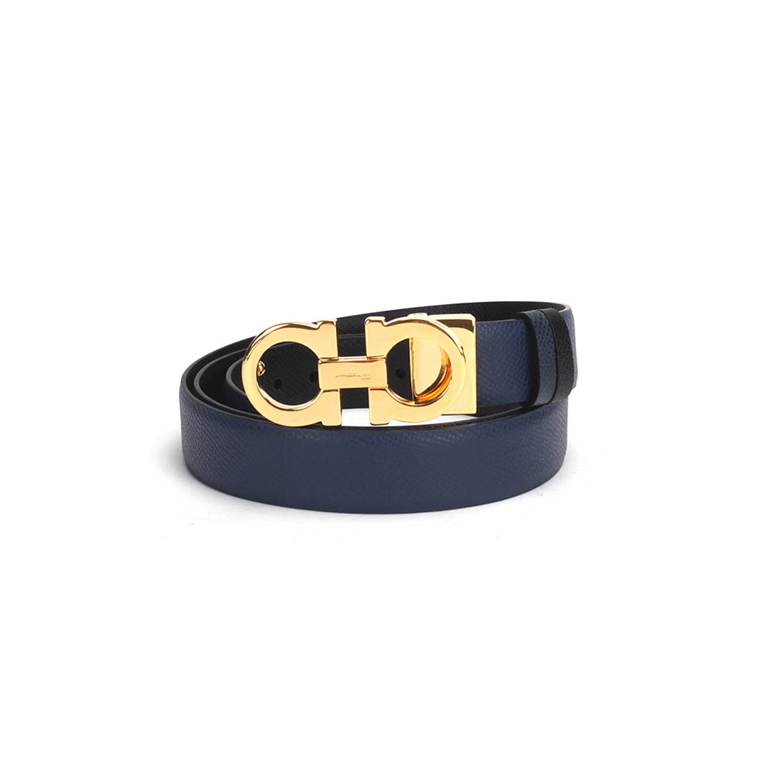 Gancini Leather Belt