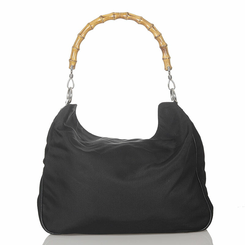 Bamboo Nylon Shoulder Bag