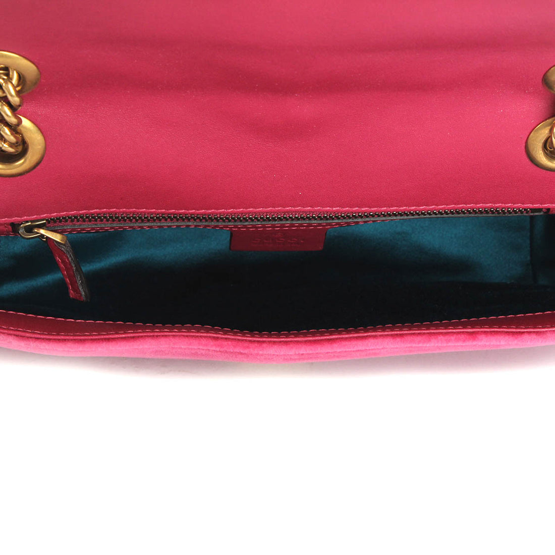 Small GG Marmont Velvet Shoulder Bag 443497