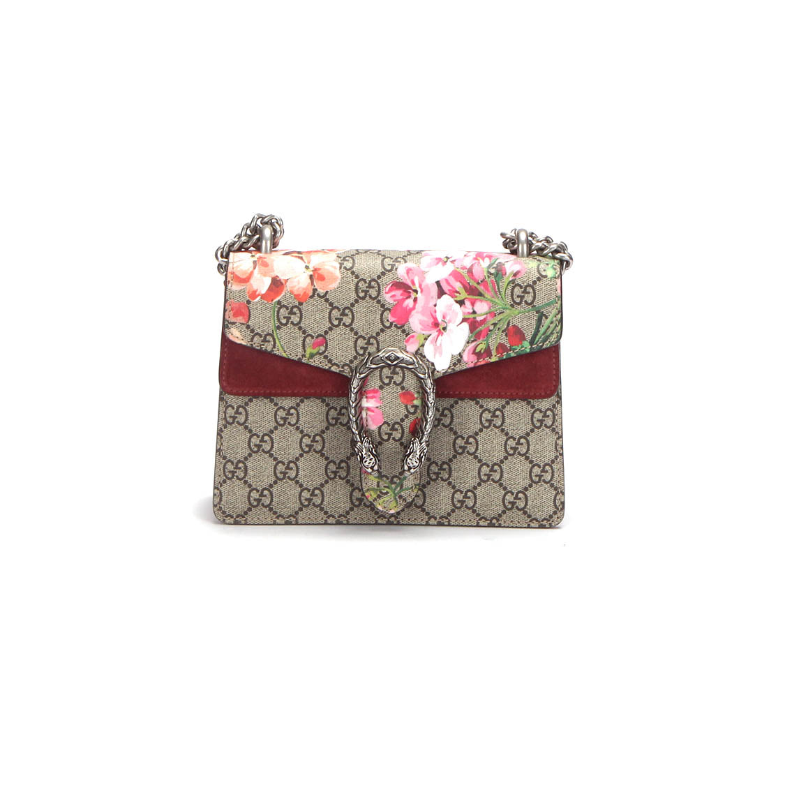 Mini GG Supreme Blooms Dionysus Shoulder Bag 421970