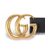 Leather Double G Buckle Belt 414516