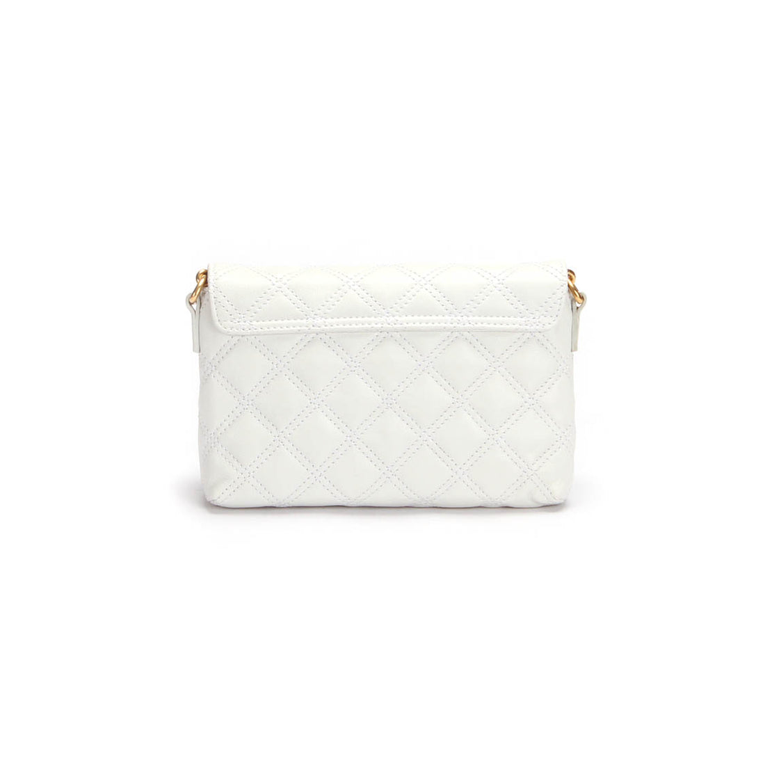 Quilted Leather Chain Crossbody Bag