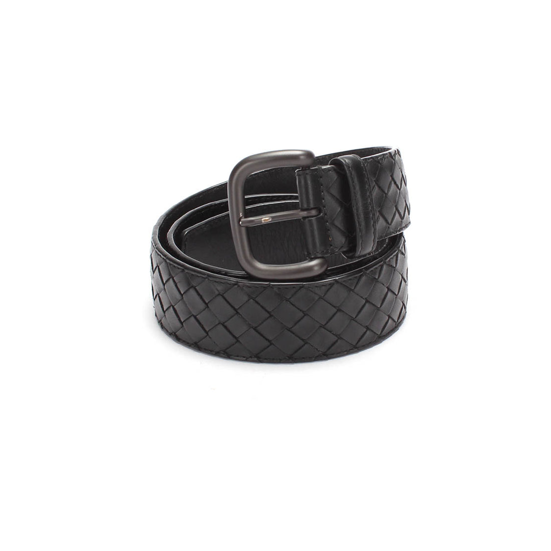 Intrecciato Leather Belt