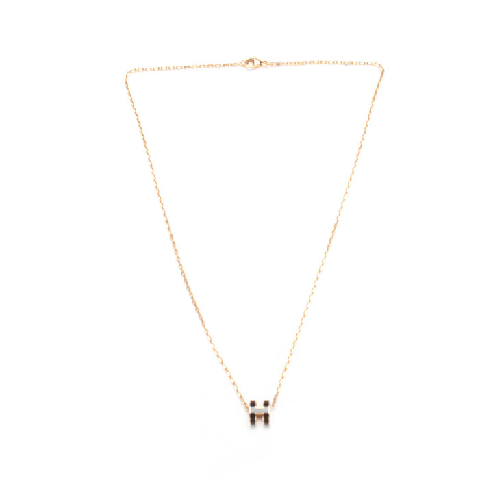 Pop H Pendant Necklace