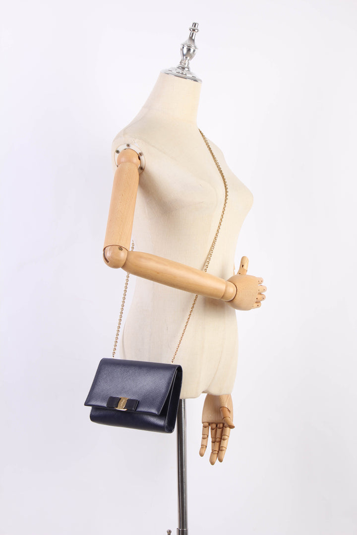 Vara Bow Leather Crossbody Bag