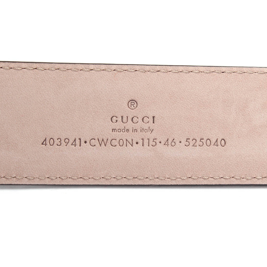 Guccissima Leather Belt