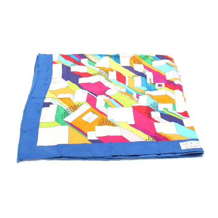 On A Summer Day Printed Silk Scarf