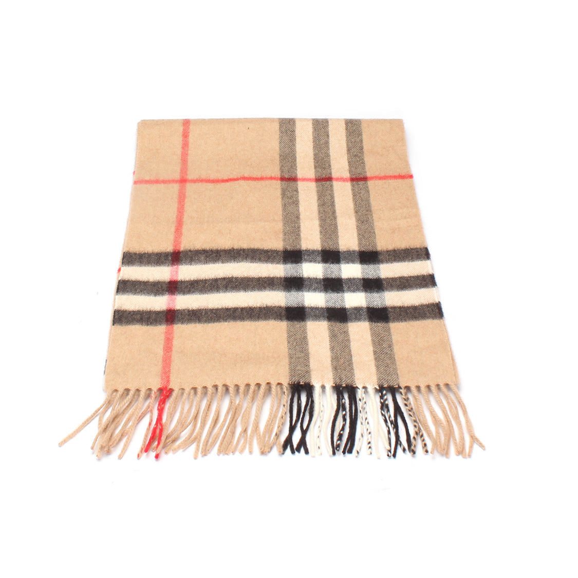 House Check Cashmere Scarf