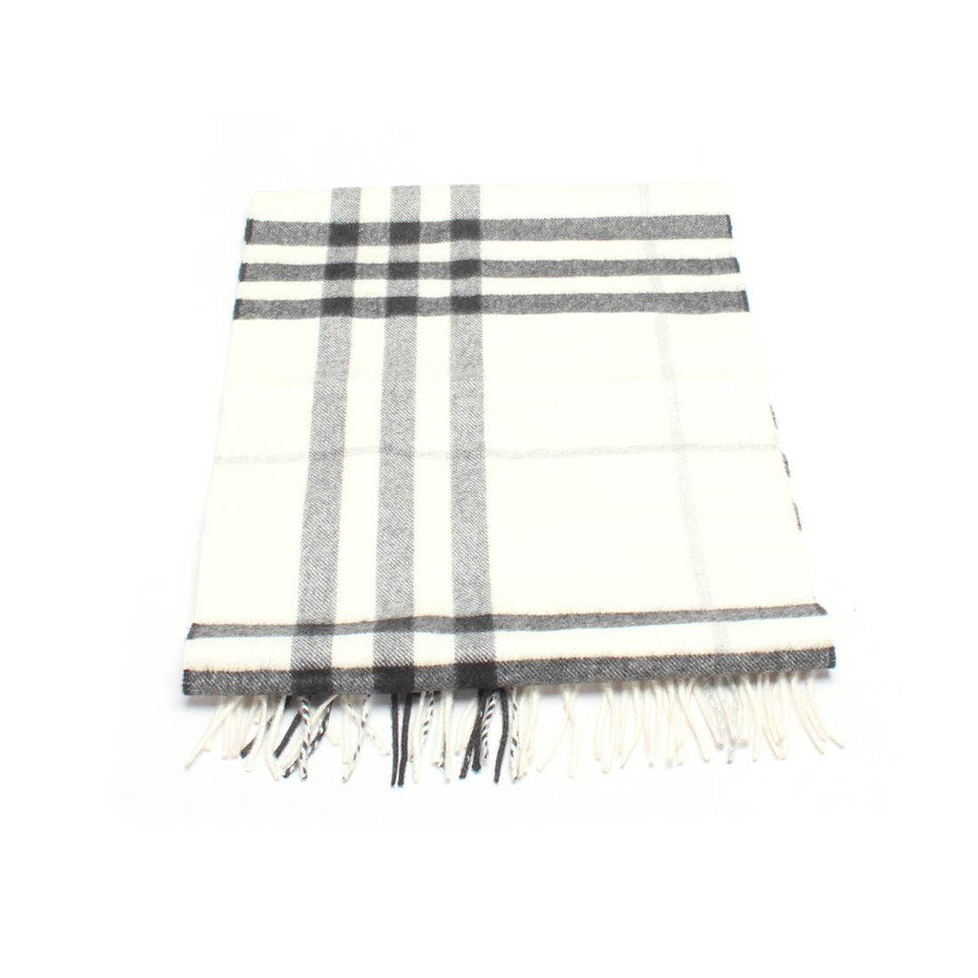 Check Cashmere Scarf