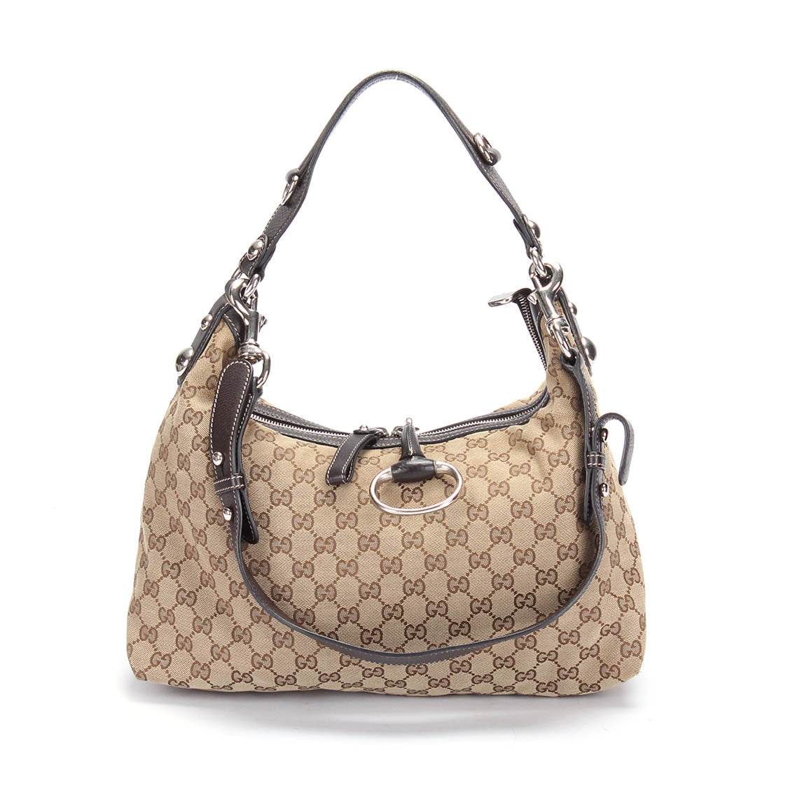 GG Canvas Icon Bit Shoulder Bag 232951