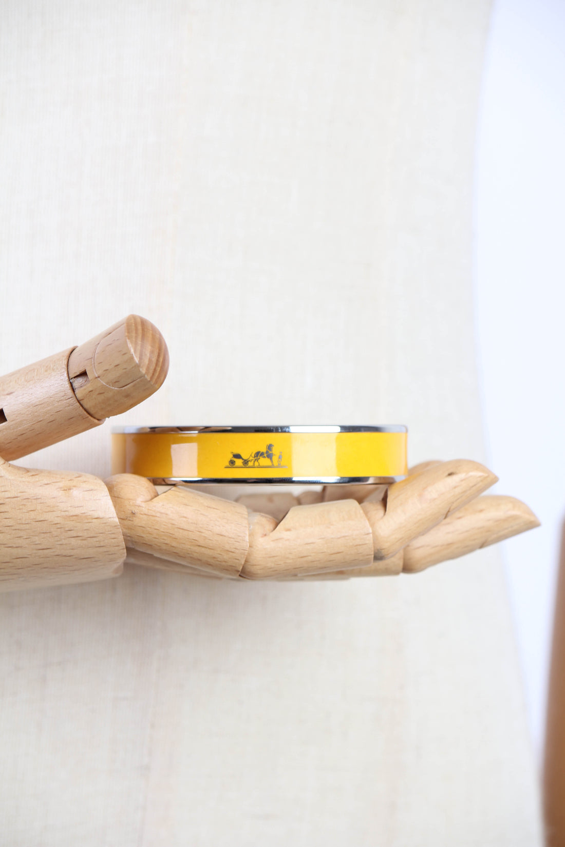 Wide Enamel Bangle