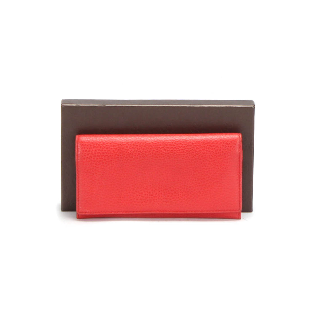 Leather Bi-Fold Long Wallet 305282