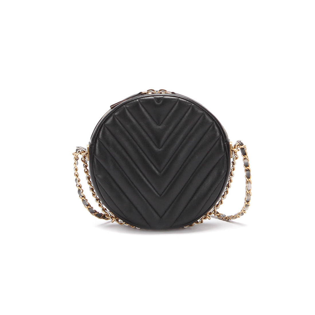 Round as Earth Chevron Crossbody Bag