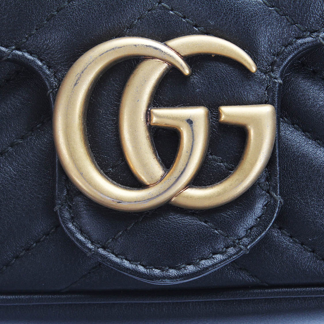 Super Mini GG Marmont Matelasse Crossbody Bag 476433