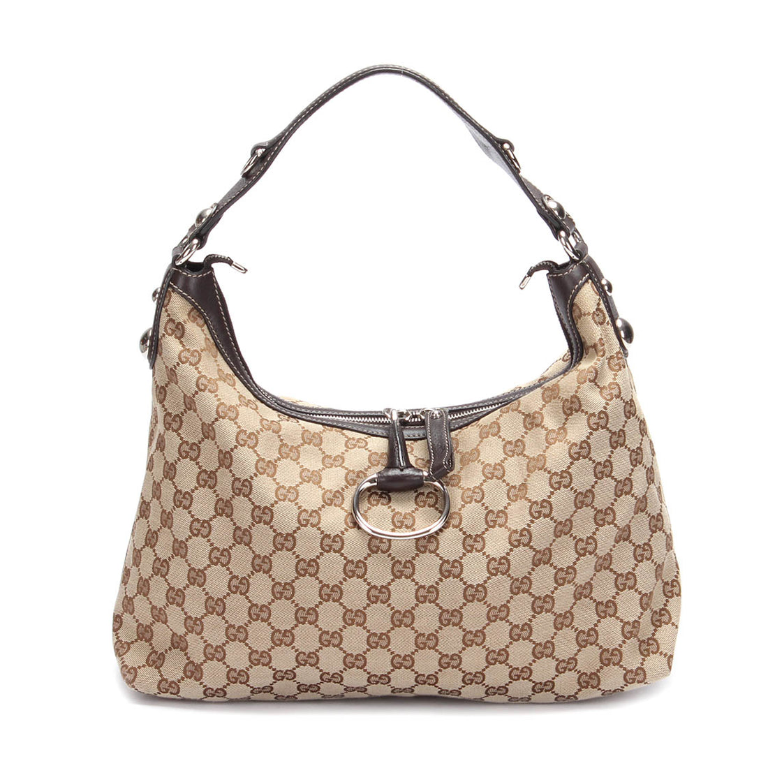 GG Canvas Icon Bit Hobo Bag