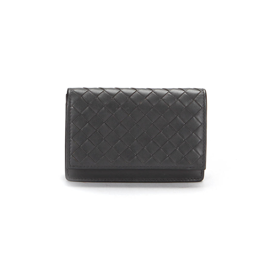 Intrecciato Leather Small Wallet