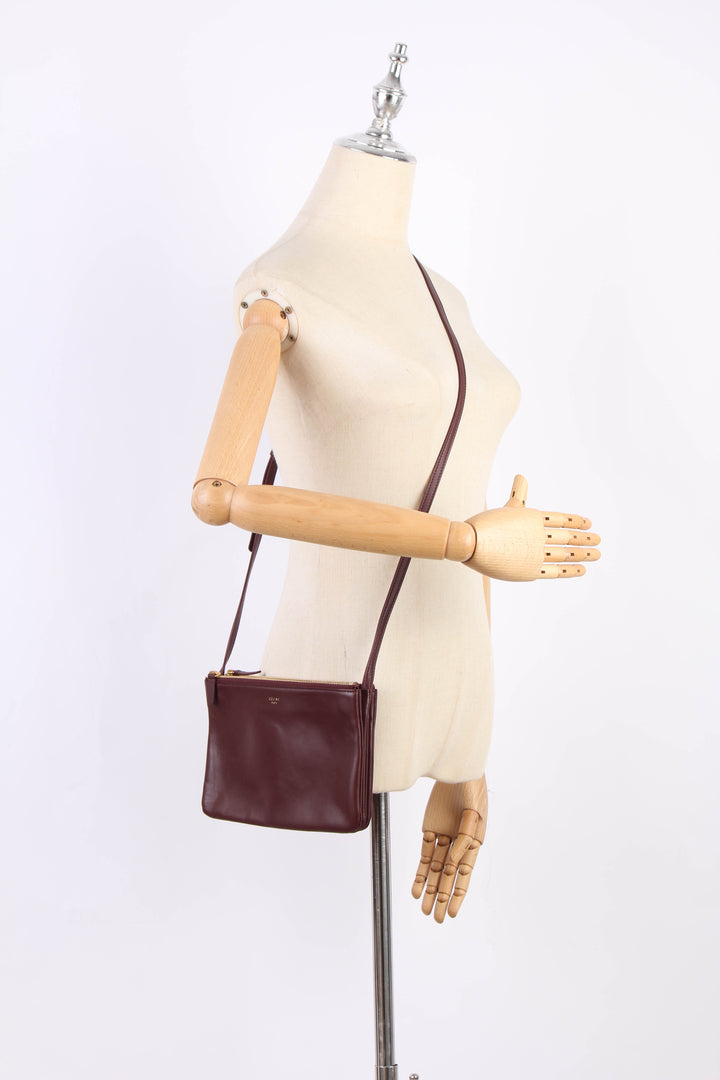 Trio Leather Crossbody Bag