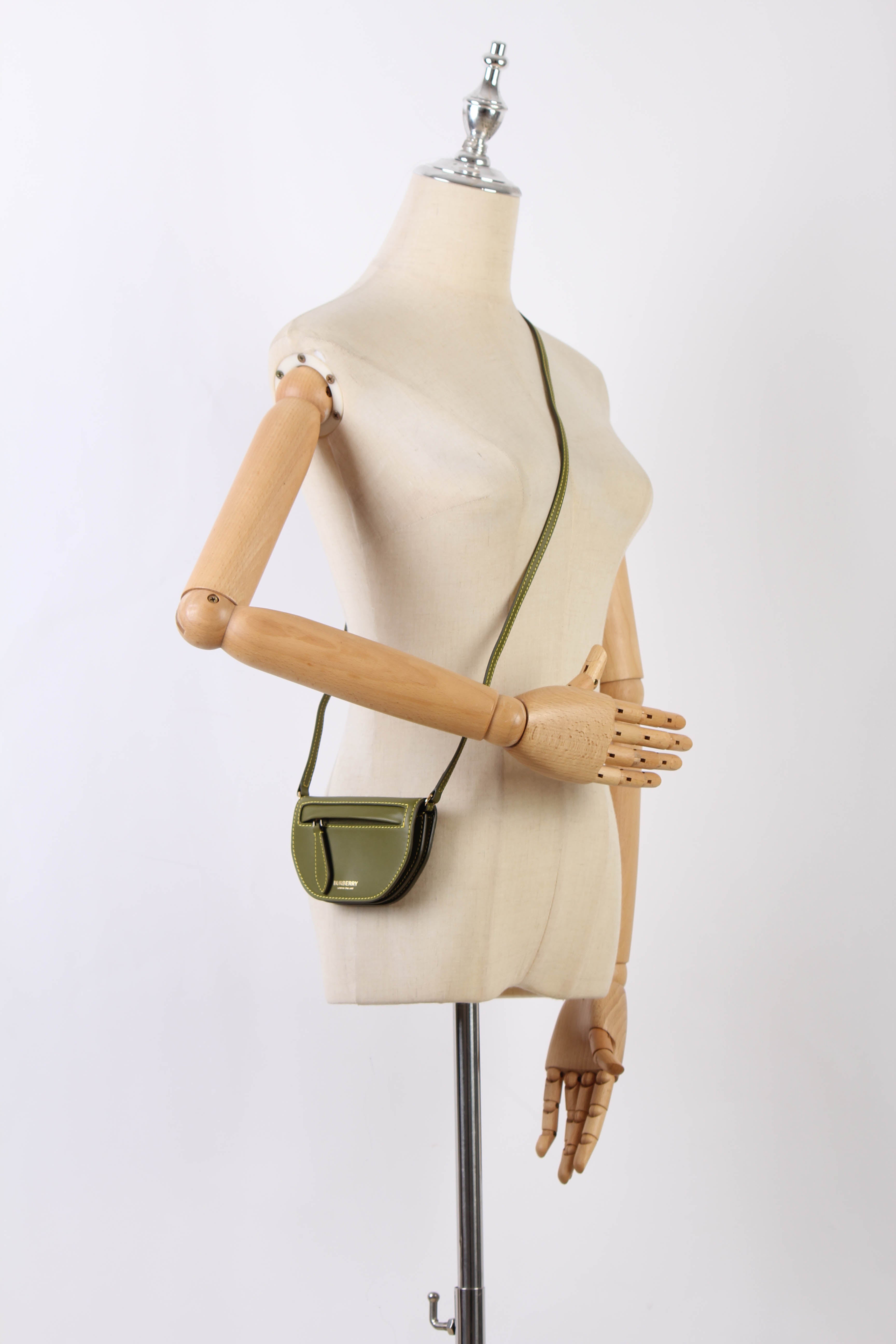 Micro Olympia Leather Crossbody Bag