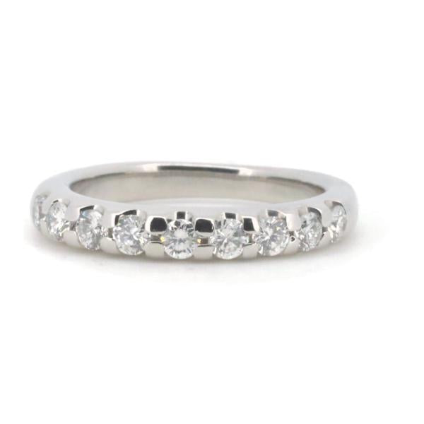 [LuxUness]  PT900 Diamond Ring 0.51ct, Size 9.5 in Platinum for Women in Excellent condition