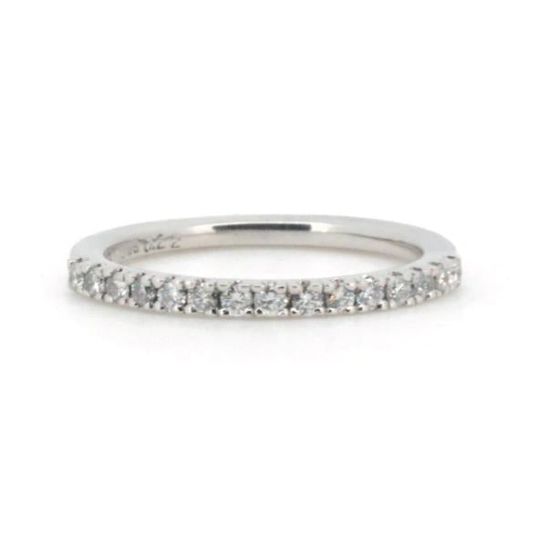 [LuxUness]  Trecenti Diamond Half Eternity Ring 0.22ct in18K White Gold, Size 9, Ladies' - Preloved in Excellent condition