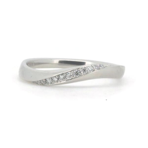 [LuxUness]  4℃ Diamond Ring Size 7.5, Constructed with PT950 Platinum - Women's Silver Collection in Excellent condition