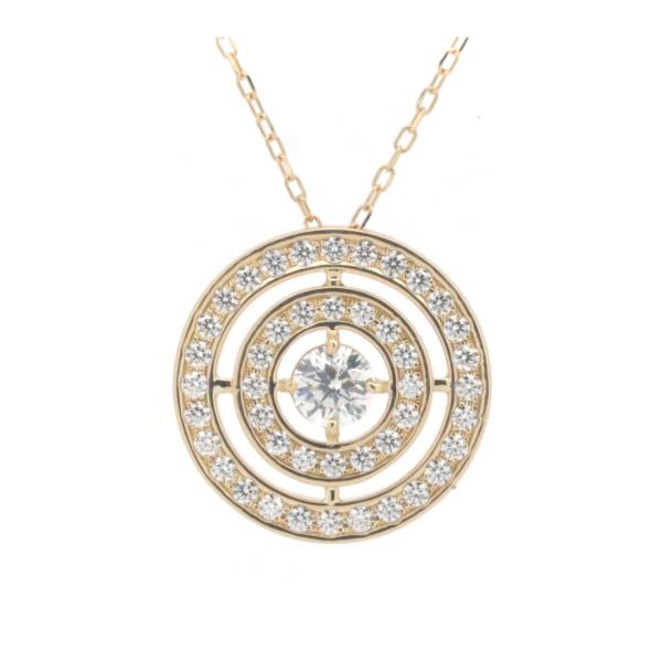 Pre-owned Lazare Diamond Pendant with 0.70ct Diamond on K18 Yellow Gold Necklace for Women