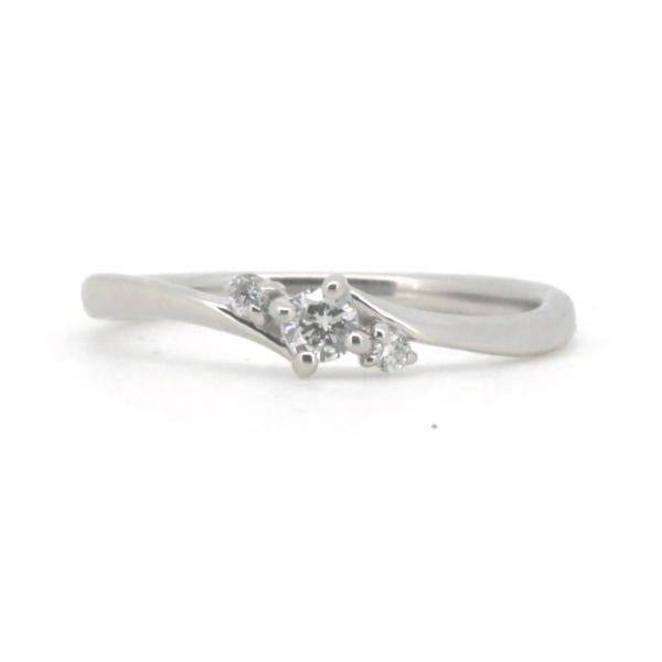 Canal 4℃ Ladies Diamond Ring, Platinum PT900 Size 7