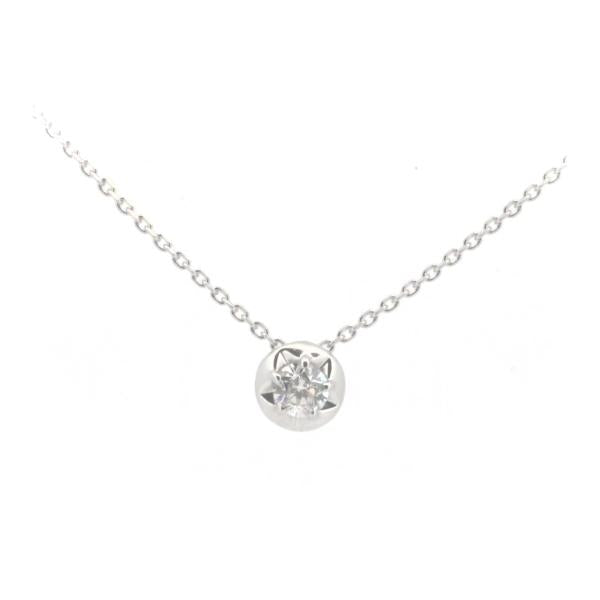 Festaria "Wish Upon a Star" Diamond Necklace,0.111ct in K18 White Gold - Pre-Owned Ladies Silver Necklace