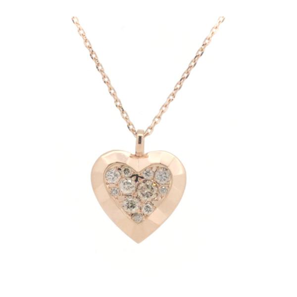 KASHIKEY Unforgettable Heart Diamond 0.35ct Necklace in 18K Pink Gold for Women