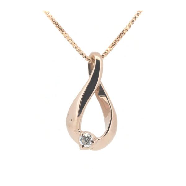 "Vandome Aoyama Diamond Necklace, K18 Pink Gold & Diamond, Gold for Women [Preowned]"