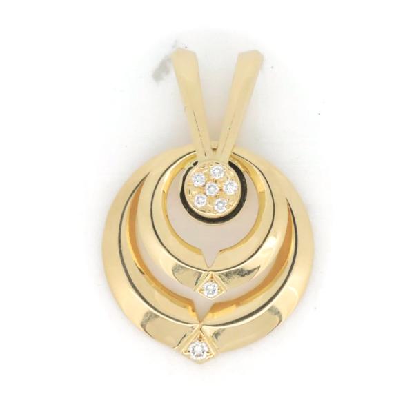 Waltham Diamond Pendant, K18 Yellow Gold for Women