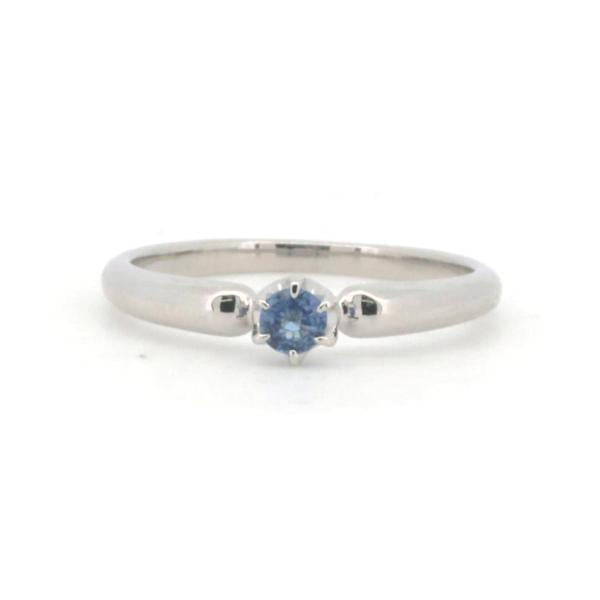 [LuxUness]  4°C Sapphire Ring, Size 9, PT950 (Platinum), Women's, Pre-owned in Excellent condition