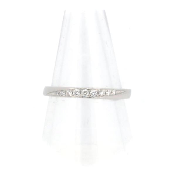 [LuxUness]  VANDOME AOYAMA Platinum PT997 Diamond Ring Size 8.5, for Women (Pre-Owned) in Excellent condition