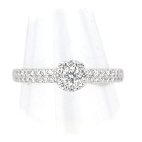 Ponte Vecchio Ladies' Diamond Ring, 0.39ct Size 10 in K18 White Gold (Previously Owned)