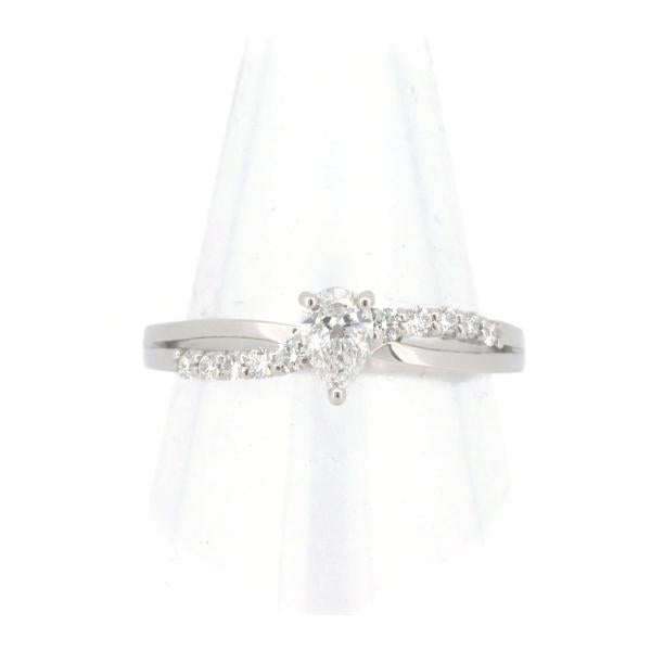 [LuxUness]  GSTV Platinum PT950 Diamond Ring for Women - Size 13, Diamond 0.30ct & 0.13ct in Excellent condition