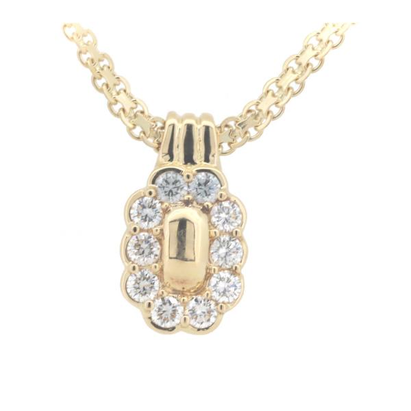 [LuxUness]  Concord Diamond 0.60ct K18YG 18k Gold Necklace in Yellow Gold for Women - Used in Excellent condition