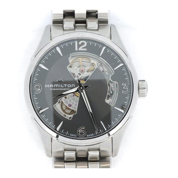 Hamilton Jazzmaster H327050 Men's Automatic Grey Wristwatch in Stainless Steel - Preowned H327050