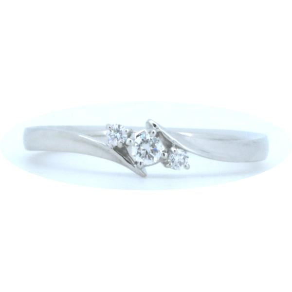 [LuxUness]  4℃ Diamond Ring Size 12, Fashioned with PT950 Platinum - Women's Gold Edition in Excellent condition