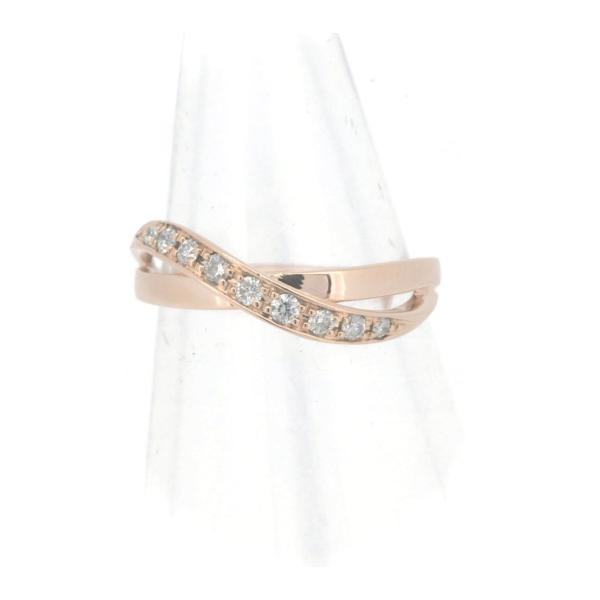 [LuxUness]  4℃ Diamond Ring Size 6, Designed with K18 Pink Gold - Ladies' Golden Collection in Excellent condition